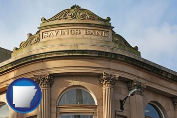 a savings bank - with Arkansas icon