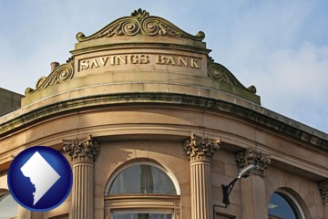 a savings bank - with Washington, DC icon