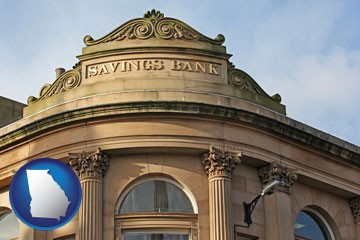 a savings bank - with Georgia icon