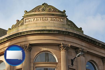 a savings bank - with South Dakota icon